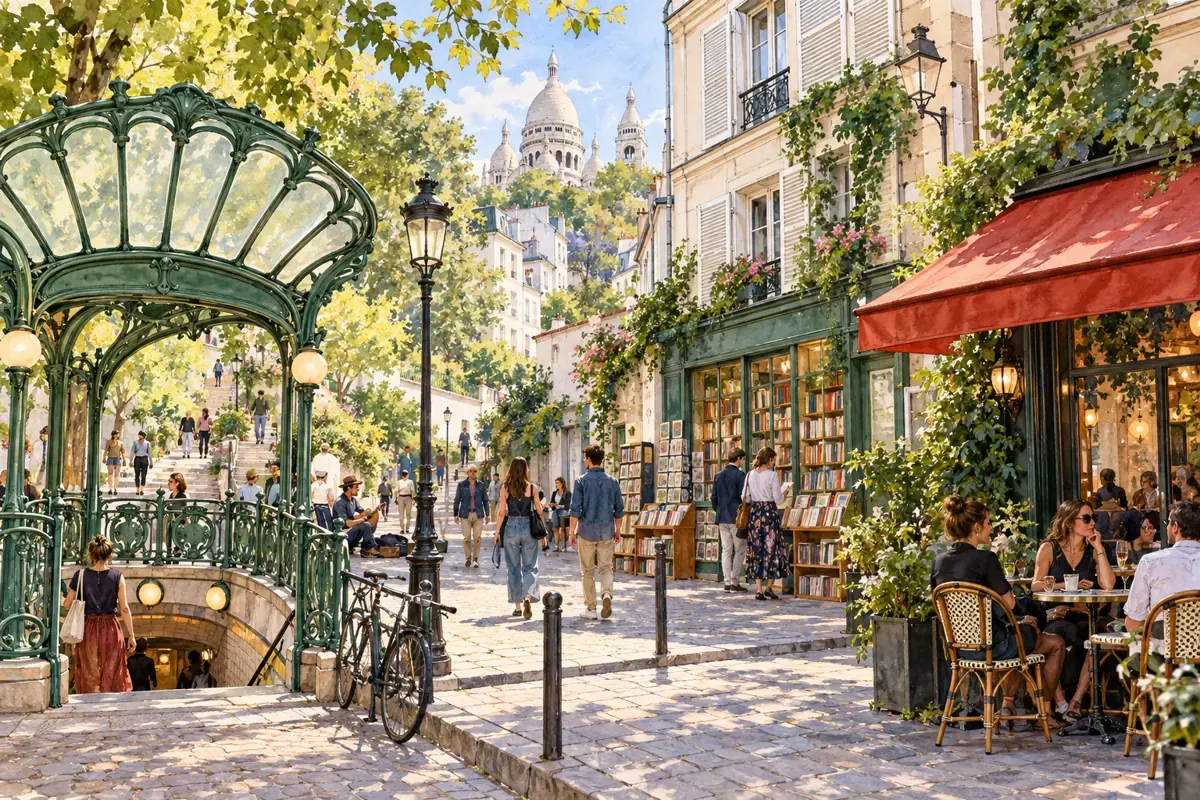 Illustration éditoriale : Pigalle et les scènes du sud